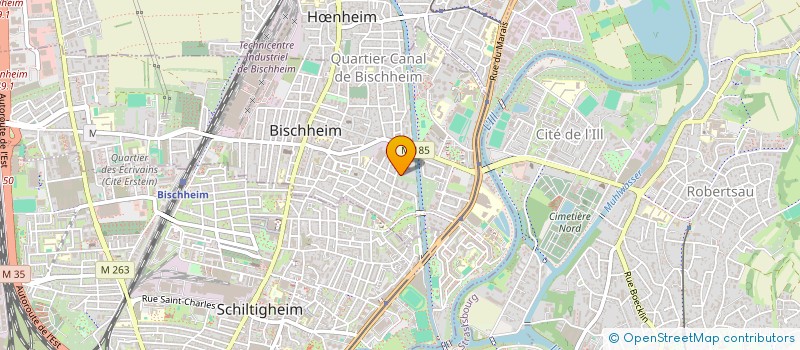localisation de l'entreprise MONSIEUR JULIEN CONSIGLIO  BISCHHEIM