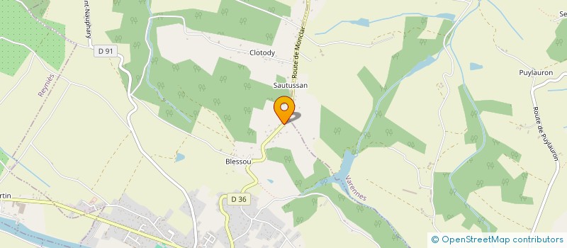 localisation de l'entreprise MONSIEUR JULIEN CONSTANS  VILLEBRUMIER