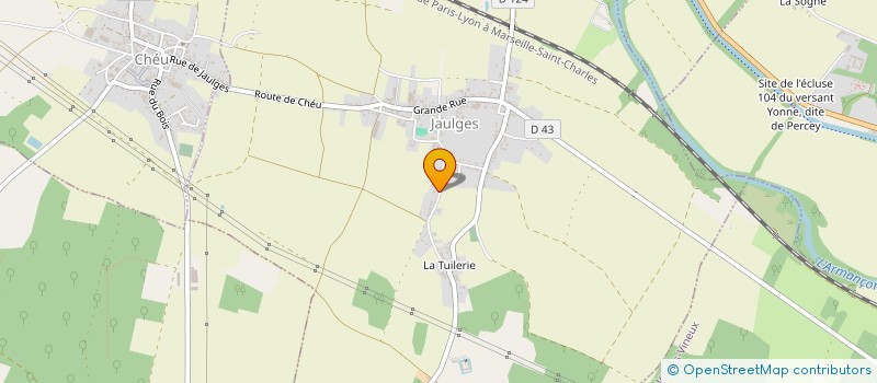 localisation de l'entreprise MONSIEUR JULIEN CONSTANT  JAULGES