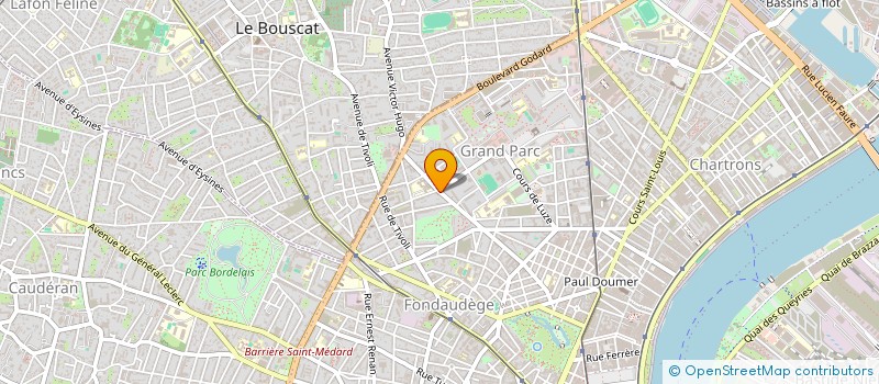 localisation de l'entreprise MONSIEUR JULIEN CONTAMINE  BORDEAUX