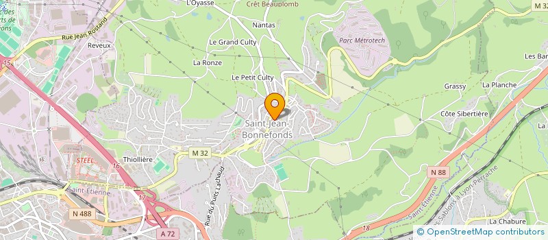 localisation de l'entreprise MONSIEUR JULIEN CONTU  GRIGNY-SUR-RHONE