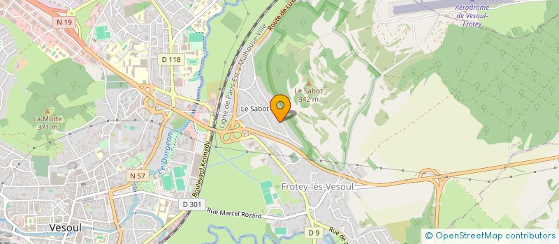 localisation de l'entreprise MONSIEUR JULIEN COQUARD  FROTEY-LES-VESOUL