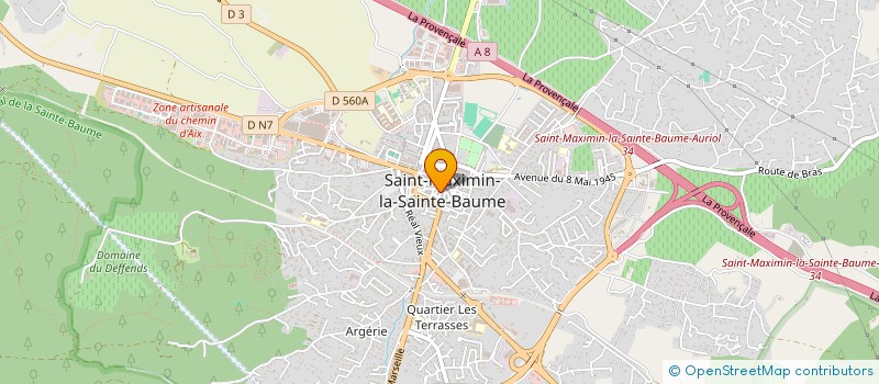 localisation de l'entreprise MONSIEUR JULIEN COQUEL à SAINT-MAXIMIN-LA-SAINTE-BAUME