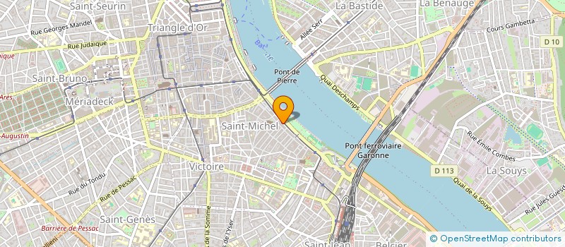 localisation de l'entreprise MONSIEUR JULIEN COQUIN  BORDEAUX