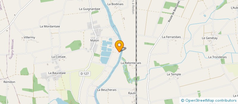 localisation de l'entreprise MONSIEUR JULIEN CORBIN  GUIPRY-MESSAC