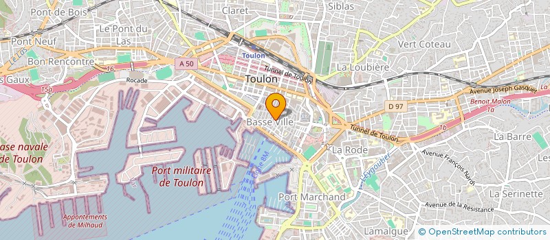 localisation de l'entreprise MONSIEUR JULIEN CORDOBA  TOULON