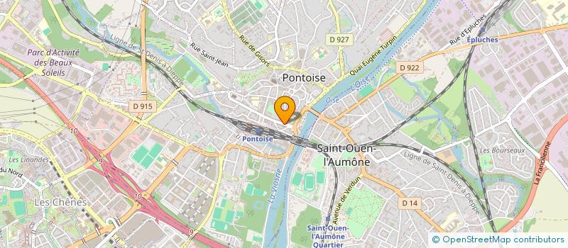 localisation de l'entreprise MONSIEUR JULIEN CORFA  PONTOISE