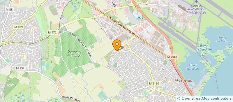 localisation de l'entreprise MONSIEUR JULIEN CORNILLE  PEROLS