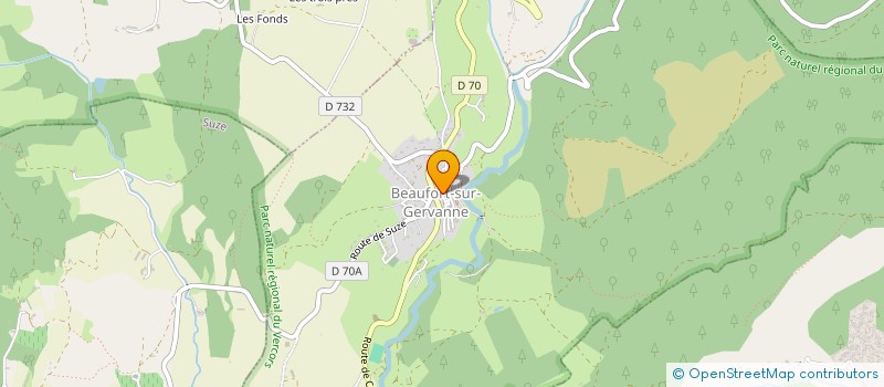 localisation de l'entreprise MONSIEUR JULIEN CORNUT  BEAUFORT-SUR-GERVANNE