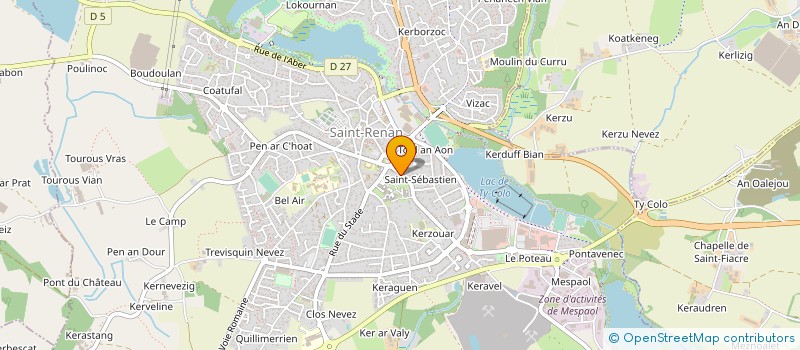 localisation de l'entreprise MONSIEUR JULIEN CORRE à BREST