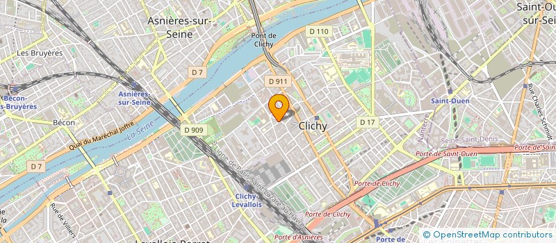 localisation de l'entreprise MONSIEUR JULIEN CORRE à CLICHY