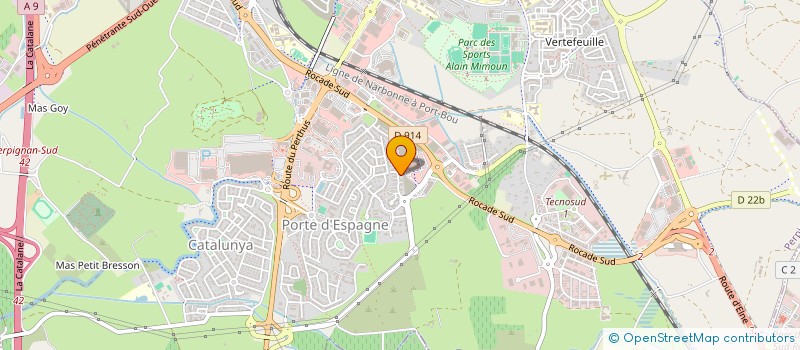 localisation de l'entreprise MONSIEUR JULIEN CORTES  PERPIGNAN