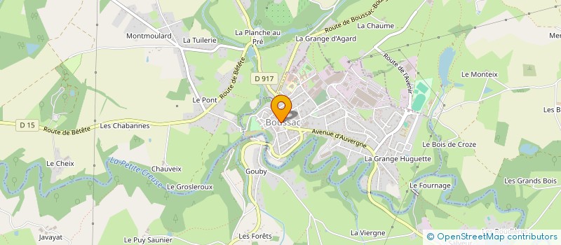 localisation de l'entreprise MONSIEUR JULIEN CORTOT à BOUSSAC