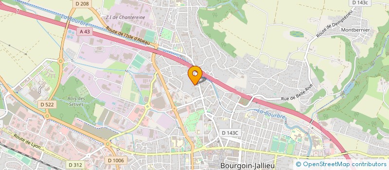 localisation de l'entreprise MONSIEUR JULIEN COTTAZ à BOURGOIN-JALLIEU