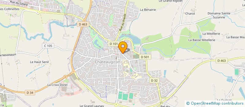 localisation de l'entreprise MONSIEUR JULIEN COUDERT  CHATEAUGIRON