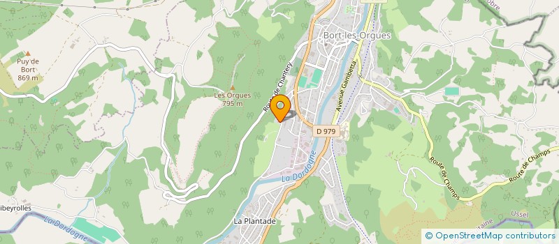 localisation de l'entreprise MONSIEUR JULIEN COUDERT à BORT LES ORGUES