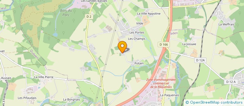 localisation de l'entreprise MONSIEUR JULIEN COUDRAY  SAINT-AUBIN-D'AUBIGNE