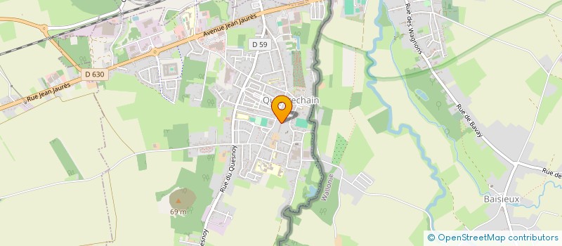 localisation de l'entreprise MONSIEUR JULIEN COULOMB  QUIEVRECHAIN