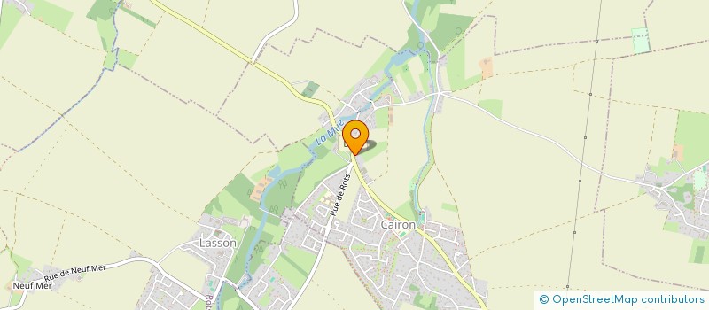 localisation de l'entreprise MONSIEUR JULIEN COULOMBIER  CAIRON