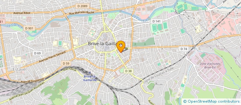 localisation de l'entreprise MONSIEUR JULIEN COUNIL  BRIVE-LA-GAILLARDE