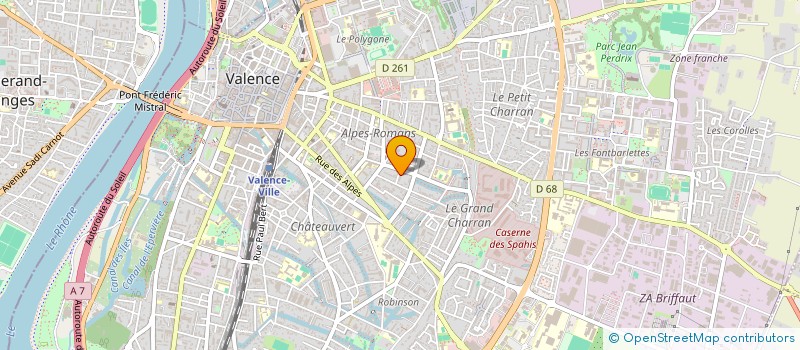 localisation de l'entreprise MONSIEUR JULIEN COUPON  VALENCE