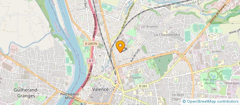 localisation de l'entreprise MONSIEUR JULIEN COUQUE  BOURG-LES-VALENCE