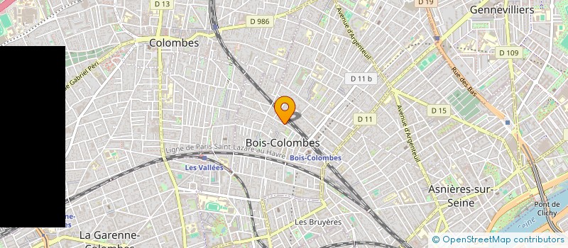 localisation de l'entreprise MONSIEUR JULIEN COUSIN à BOIS-COLOMBES