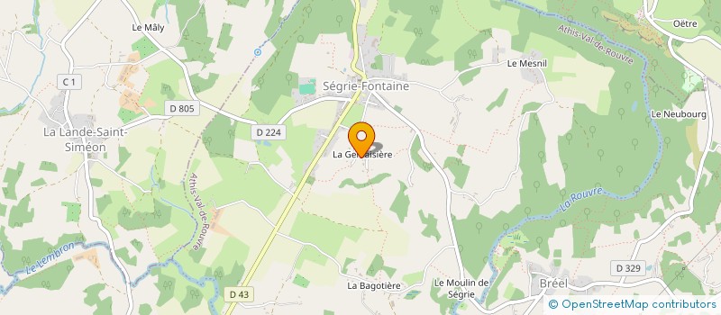 localisation de l'entreprise MONSIEUR JULIEN COUSIN à ATHIS-VAL DE ROUVRE