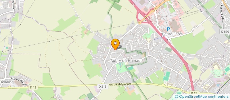 localisation de l'entreprise MONSIEUR JULIEN COUTANT  AUBRY-DU-HAINAUT