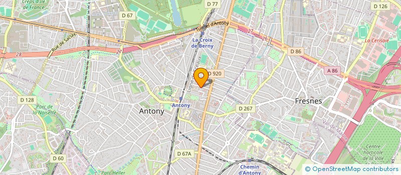 localisation de l'entreprise MONSIEUR JULIEN COUTURIER à ANTONY