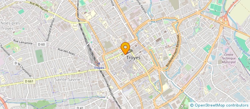 localisation de l'entreprise MONSIEUR JULIEN COUTURIER  TROYES