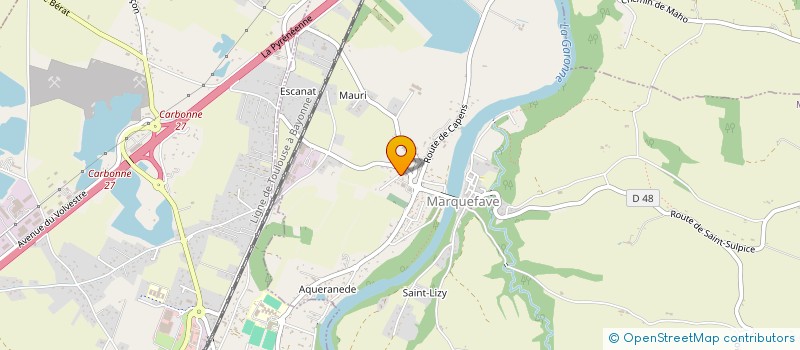 localisation de l'entreprise MONSIEUR JULIEN COYANDE  MARQUEFAVE