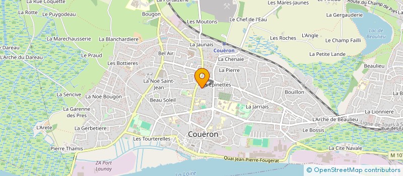 localisation de l'entreprise MONSIEUR JULIEN CREAU à COUERON