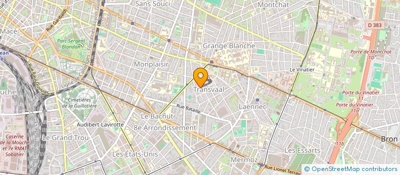 localisation de l'entreprise MONSIEUR JULIEN CREGO  LYON