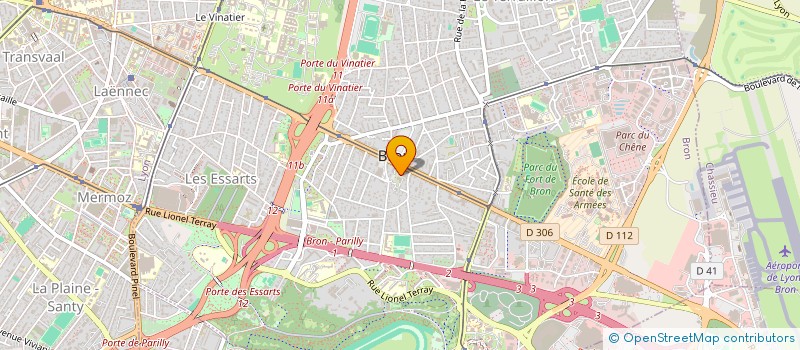 localisation de l'entreprise MONSIEUR JULIEN CREMY  BRON