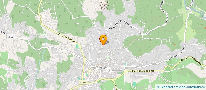 localisation de l'entreprise MONSIEUR JULIEN CREPIN  LORGUES