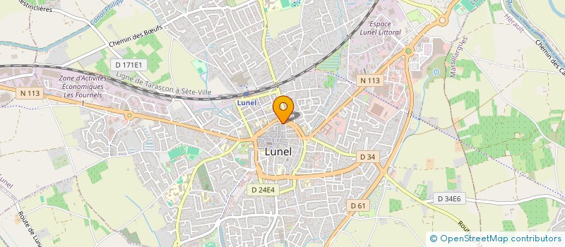 localisation de l'entreprise MONSIEUR JULIEN CRISTIANINI  LUNEL