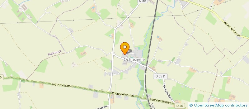localisation de l'entreprise MONSIEUR JULIEN CROCQUEY  OCHTEZEELE