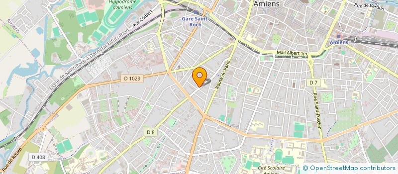 localisation de l'entreprise MONSIEUR JULIEN CROMMELINCK  AMIENS