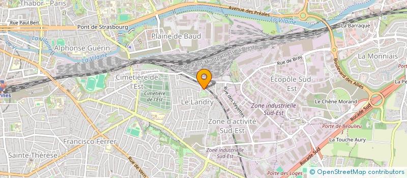 localisation de l'entreprise MONSIEUR JULIEN CRUSNIERE  RENNES