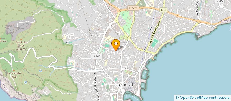 localisation de l'entreprise MONSIEUR JULIEN CUBADDA  LA CIOTAT