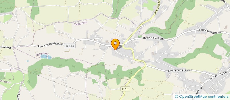 localisation de l'entreprise MONSIEUR JULIEN CUKROWSKI  DOLOMIEU