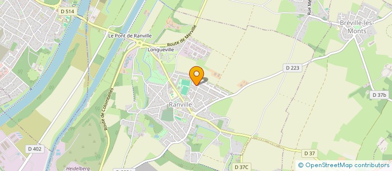 localisation de l'entreprise MONSIEUR JULIEN CUQUEMEL  RANVILLE