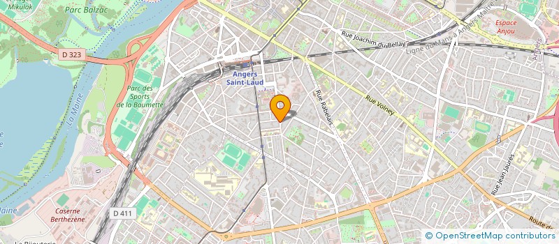 localisation de l'entreprise MONSIEUR JULIEN CUSSONNEAU à ANGERS