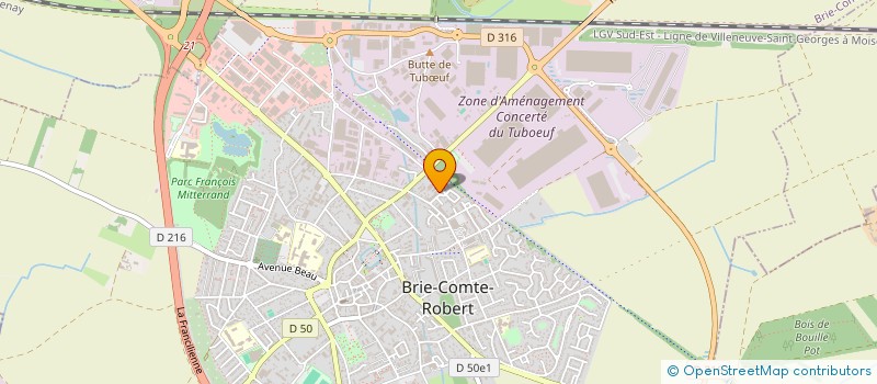 localisation de l'entreprise MONSIEUR JULIEN CYBULSKI  BRIE-COMTE-ROBERT