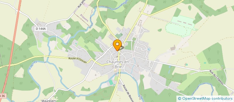 localisation de l'entreprise MONSIEUR JULIEN D'ANDREA  CHAUMES-EN-BRIE