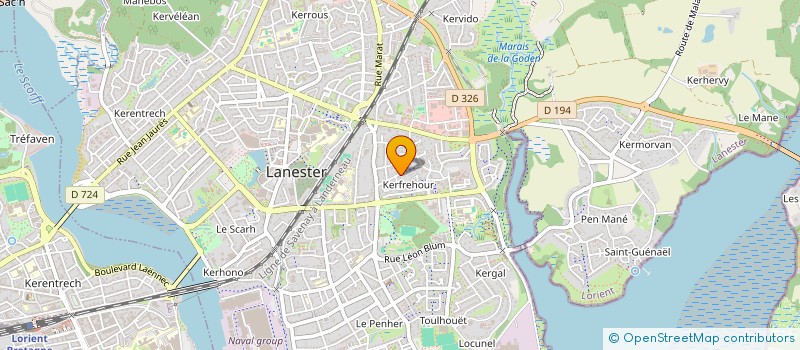 localisation de l'entreprise MONSIEUR JULIEN D'ARCO  LANESTER