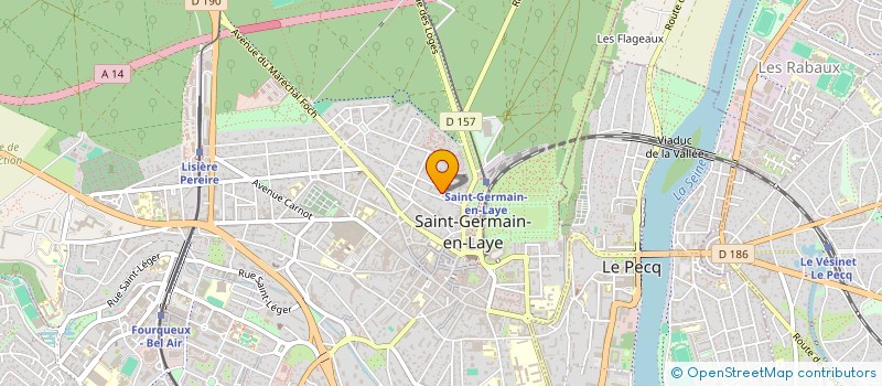 localisation de l'entreprise MONSIEUR JULIEN D'ARCO  SAINT-GERMAIN-EN-LAYE