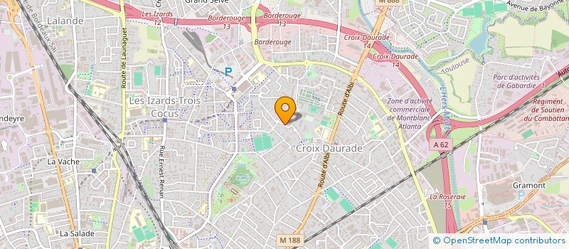 localisation de l'entreprise MONSIEUR JULIEN D'HALLUIN à TOULOUSE