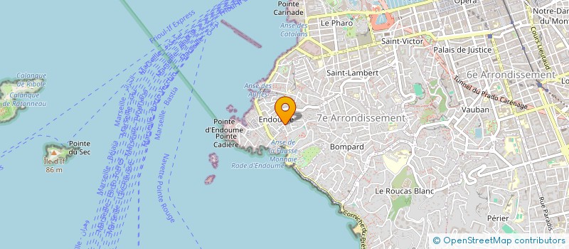 localisation de l'entreprise MONSIEUR JULIEN D'ORTOLI à MARSEILLE